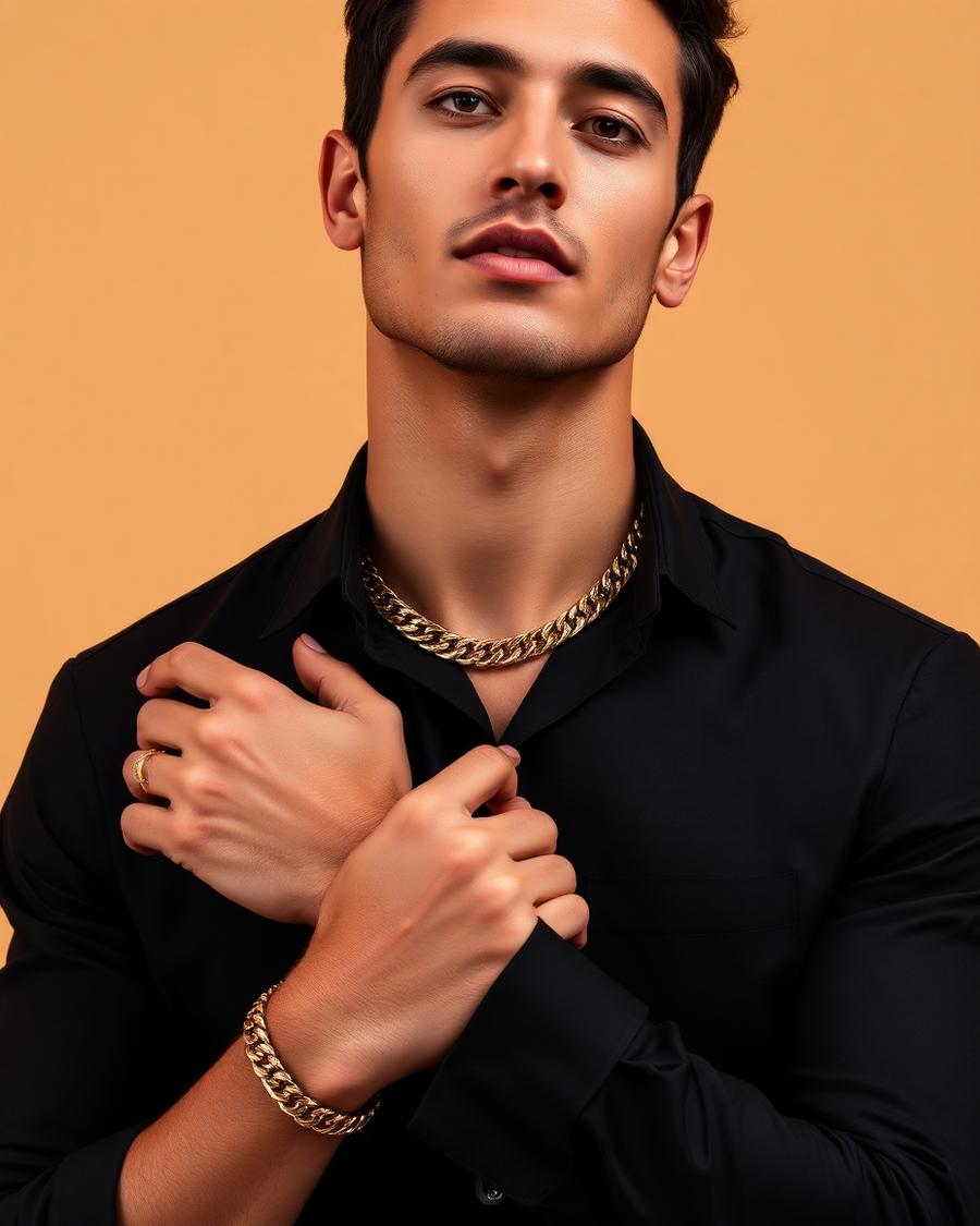 Categoria Masculino — semijoias banhadas a ouro
