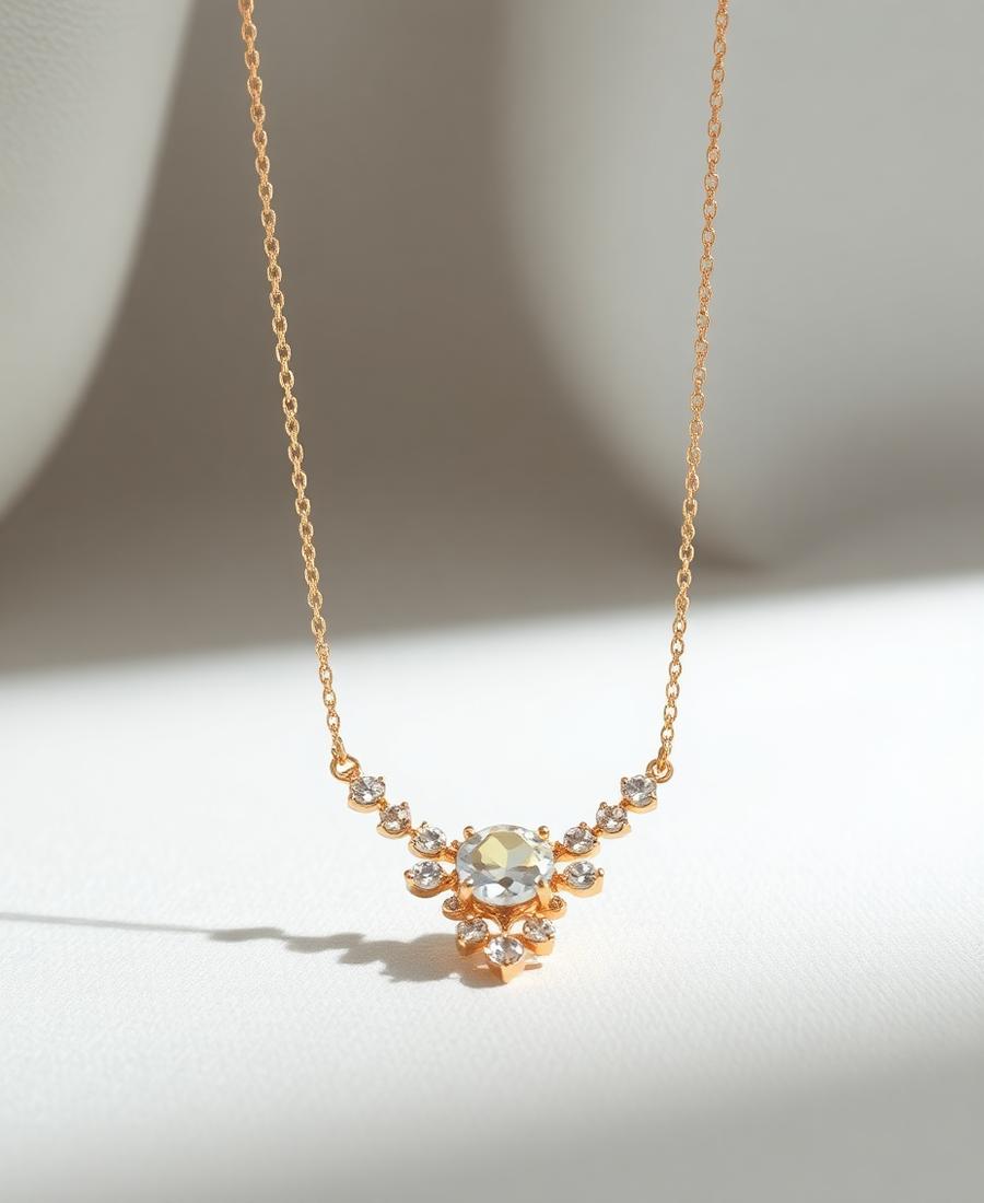 Colar Riviera — semijoia com folheado a ouro 18k